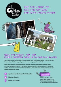 The Clothes Club August 17th Dalston rooftop